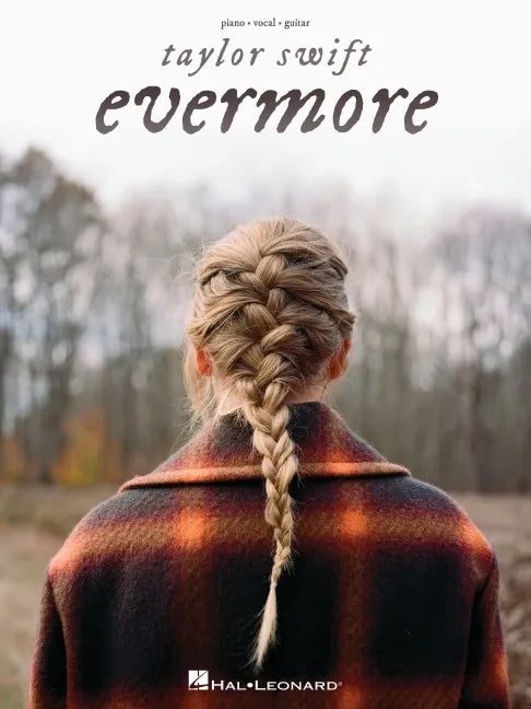 Taylor Swift - Evermore Piano/Vocal/Guitar Songbook - Paperback