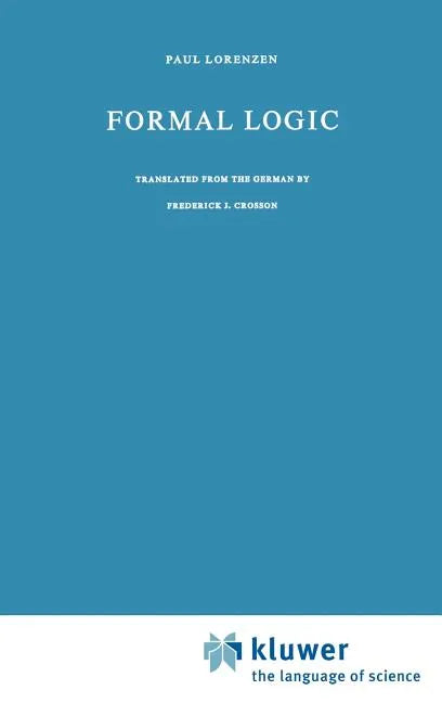 Formal Logic - Hardcover