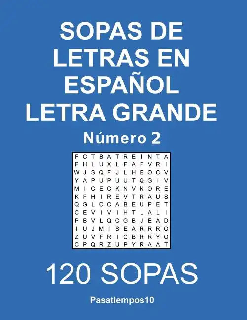 Sopas de letras en español Letra Grande - N. 2 - Paperback