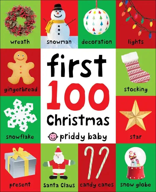 First 100 Christmas Words - Board Book