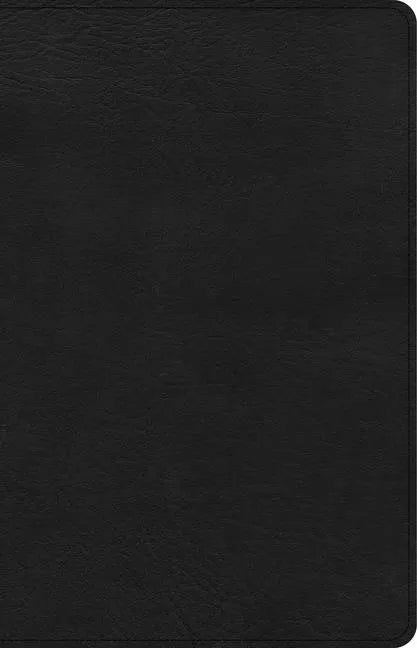 CSB Large Print Personal Size Reference Bible, Black Leathertouch, Indexed - Imitation Leather