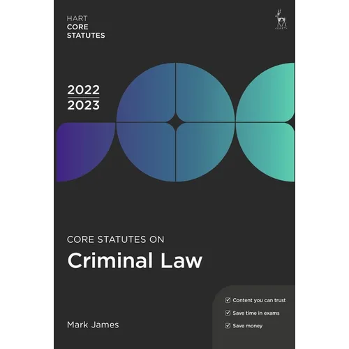 Core Statutes on Criminal Law 2022-23 - Paperback