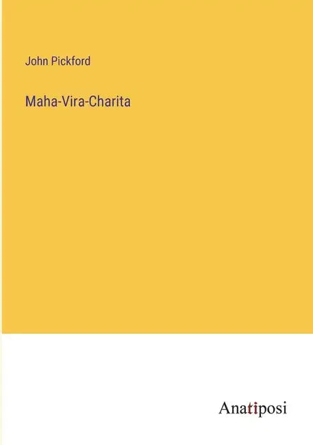 Maha-Vira-Charita - Paperback