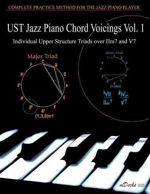 UST Jazz Piano Chord Voicings Vol. 1: Individual Upper Structures Triads over IIm7 and V7 - Paperback