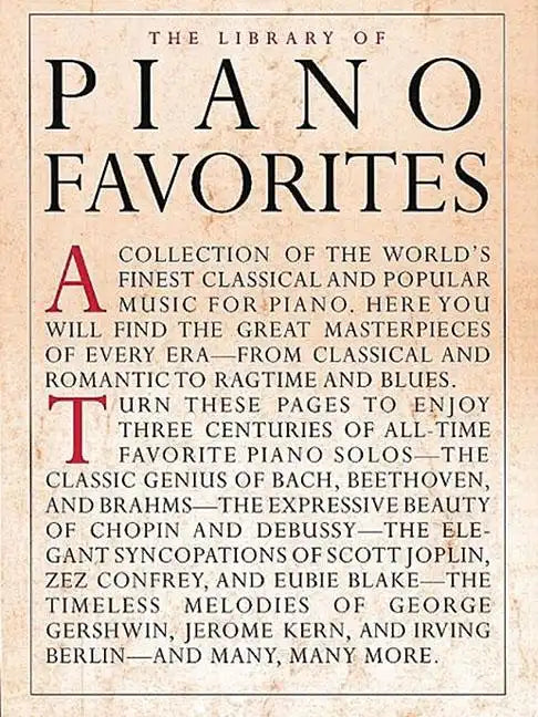 Library of Piano Favorites - Paperback