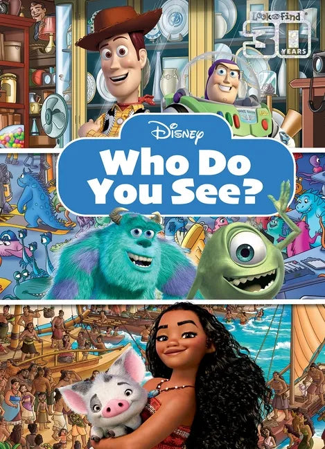 Disney: Who Do You See? Look and Find - Hardcover