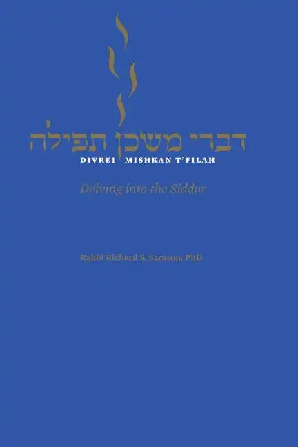 Divrei Mishkan T'filah: Delving into the Siddur - Paperback