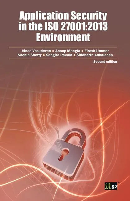 Application Security in the ISO 27001: 2013 Environment - Paperback