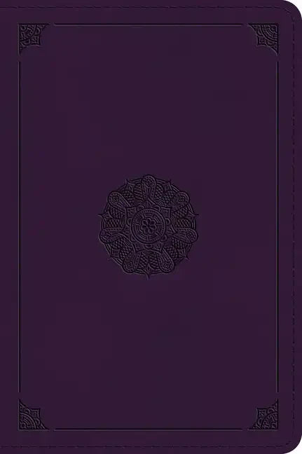 ESV Large Print Bible (Trutone, Lavender, Emblem Design) - Imitation Leather