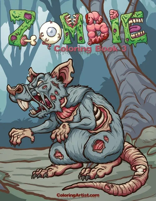 Zombie Coloring Book 3 - Paperback