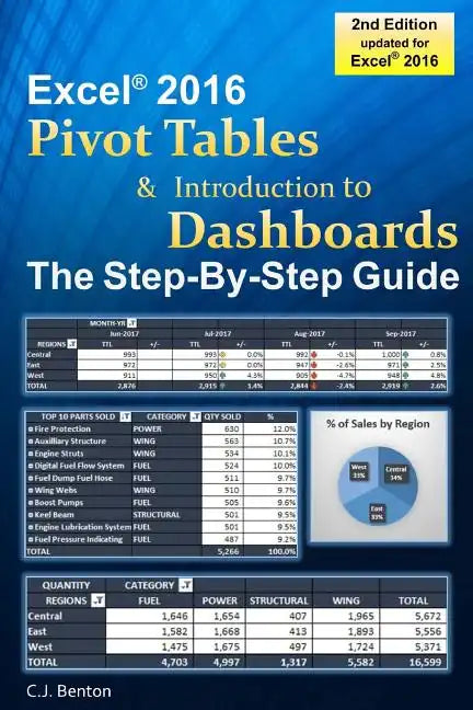 Excel Pivot Tables & Introduction To Dashboards The Step-By-Step Guide - Paperback