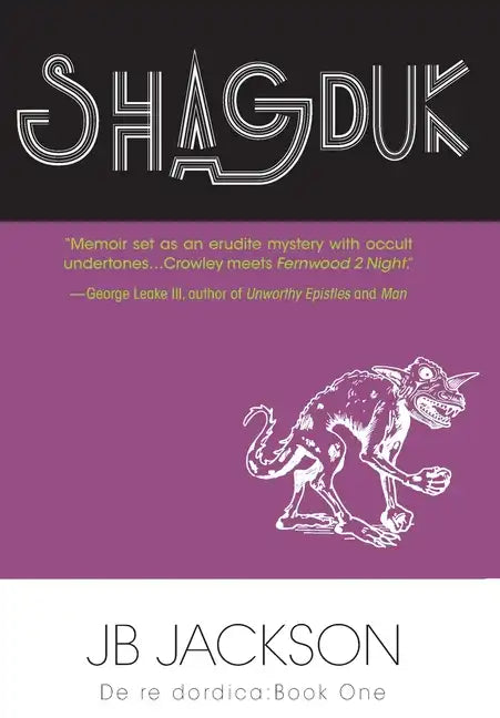 Shagduk (De re dordica, Book One) - Hardcover