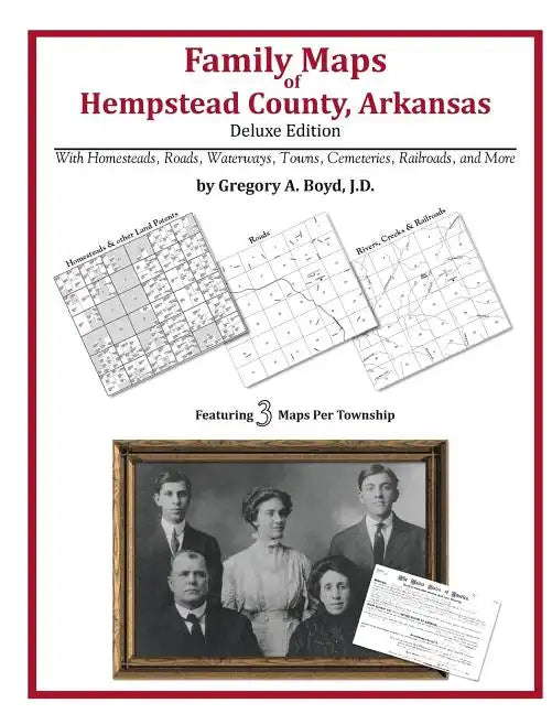 Family Maps of Hempstead County, Arkansas - Paperback