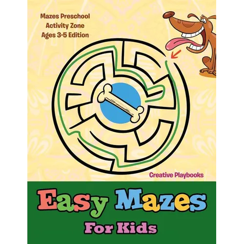 Easy Mazes For Kids - Mazes Preschool Activity Zone Ages 3-5 Edition - Paperback