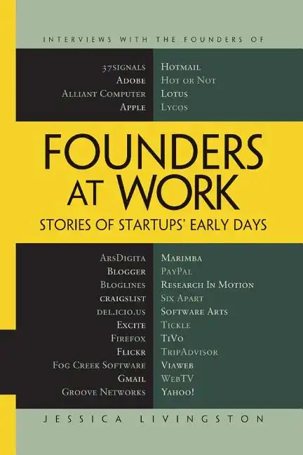 Founders at Work: Stories of Startups' Early Days - Paperback
