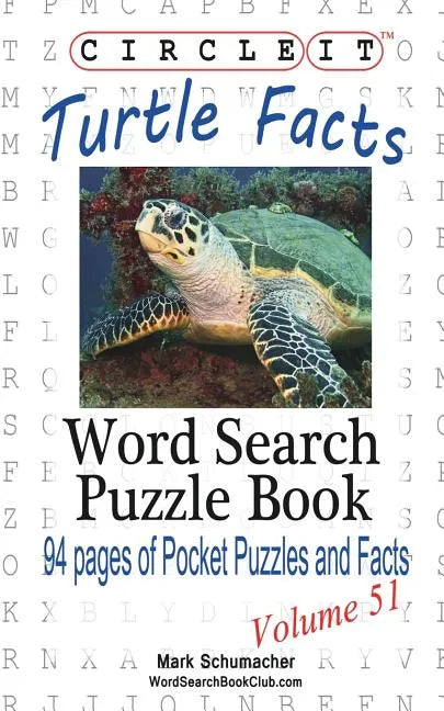 Circle It, Turtle Facts, Word Search, Puzzle Book - Paperback