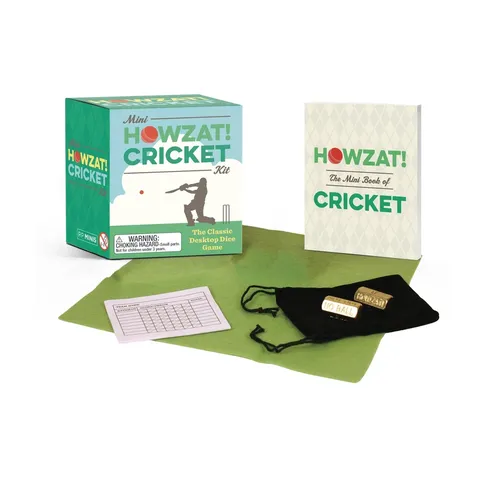 Mini Howzat! Cricket Kit: The Classic Desktop Dice Game - Paperback