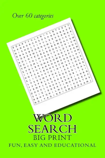 Word Search: Big Easy to Read - Paperback