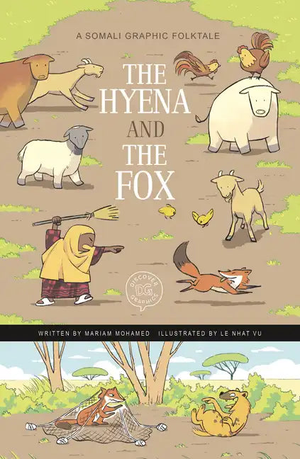 The Hyena and the Fox: A Somali Graphic Folktale - Hardcover