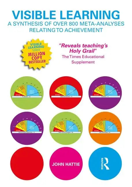 Visible Learning: A Synthesis of Over 800 Meta-Analyses Relating to Achievement - Paperback