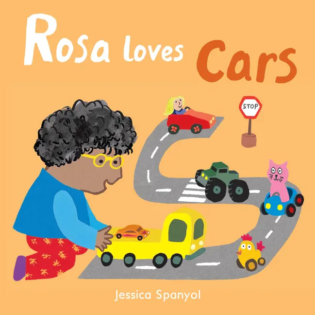 Rosa Loves Cars - Board Book