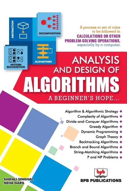 Analysis and Design of Algorithms - Paperback
