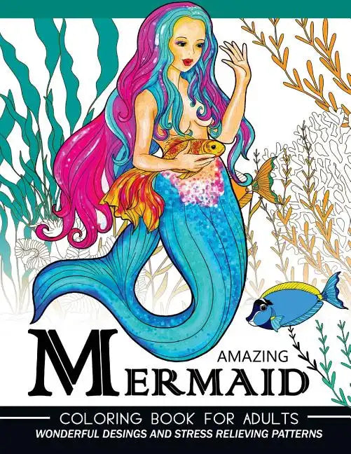 Mermaid Coloring Book for adults: An Adult coloring Books Underwater world - Paperback