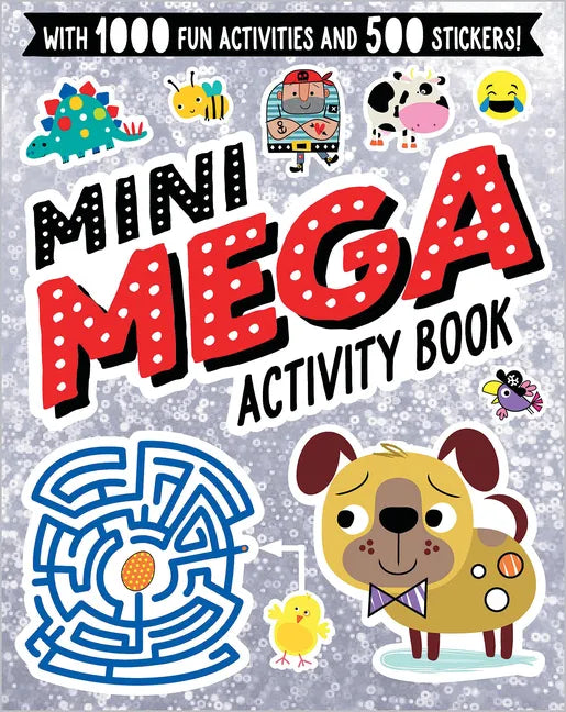 Mini Mega Activity Book (Silver) - Paperback