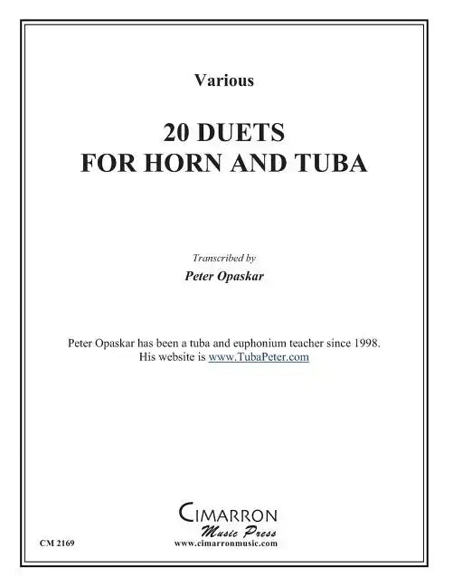 20 Duets for Horn and Tuba - Paperback