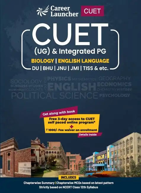 Cuet 2022: Biology and English Guide by Sneha Gurkha & Shiva Kumar - Paperback