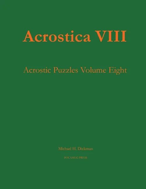 Acrostica VIII - Paperback