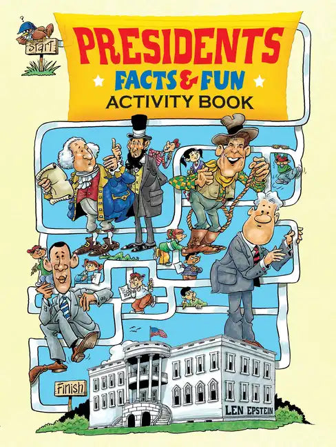Presidents Facts & Fun Activity Book - Paperback