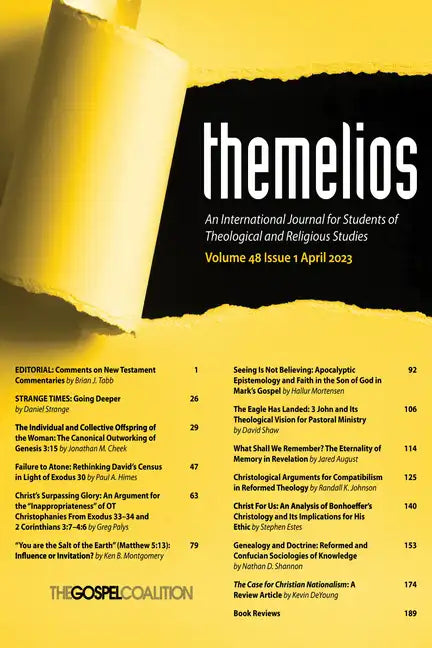 Themelios, Volume 48, Issue 1 - Paperback