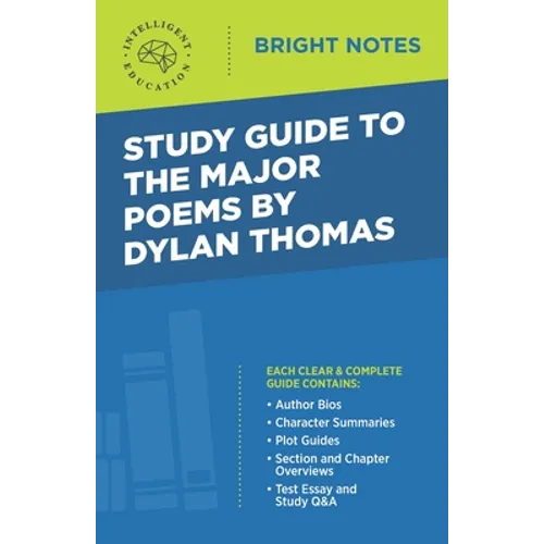 Study Guide to the Major Poems by Dylan Thomas - Paperback