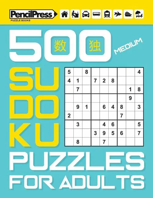 500 Medium Sudoku Puzzles for Adults (with answers) - Paperback