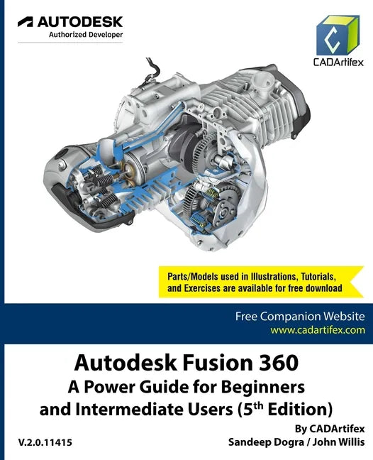 Autodesk Fusion 360: A Power Guide for Beginners and Intermediate Users (5th Edition) - Paperback