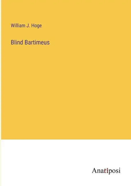 Blind Bartimeus - Paperback