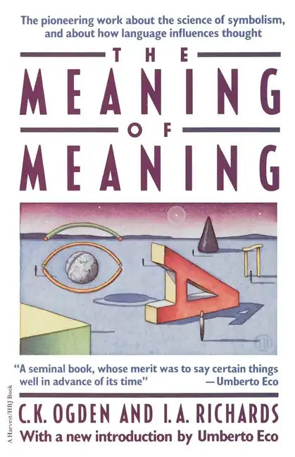 Meaning of Meaning - Paperback