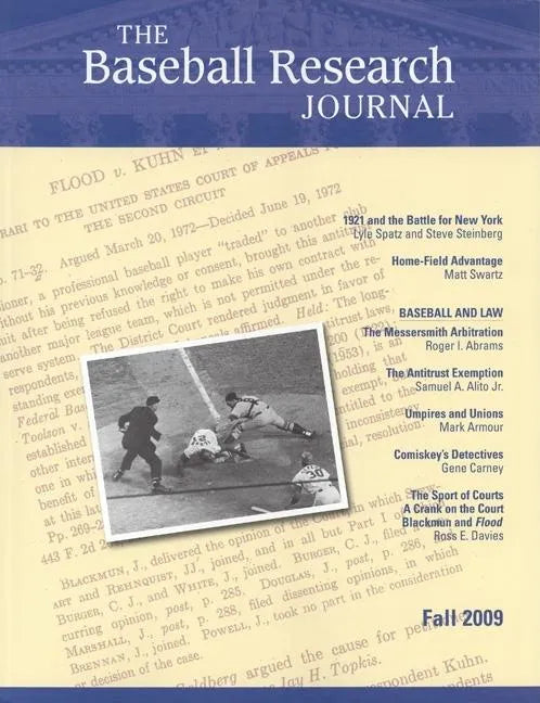 The Baseball Research Journal (Brj), Volume 38 #2 - Paperback