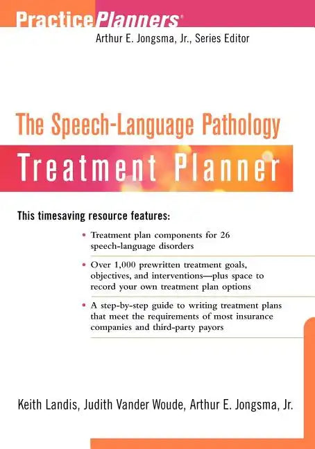 The Speech-Language Pathology Treatment Planner - Paperback