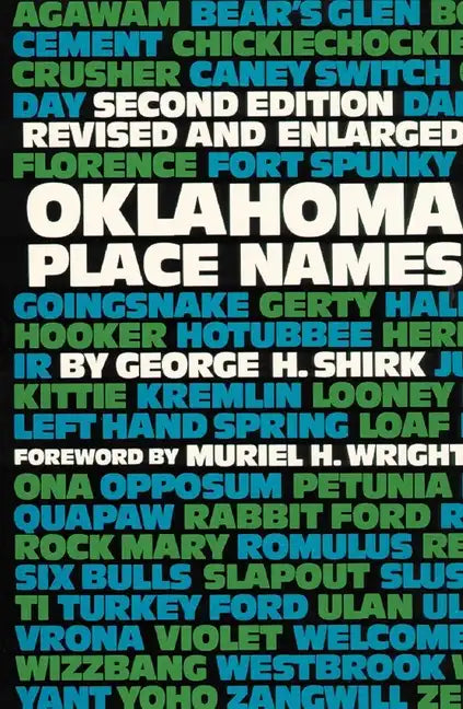 Oklahoma Place Names - Paperback
