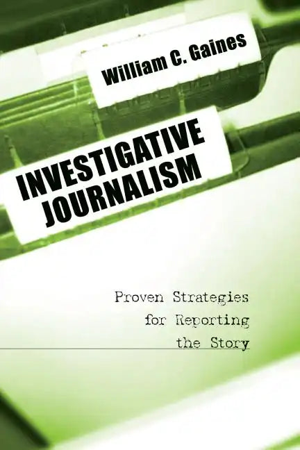 Investigative Journalism - Paperback