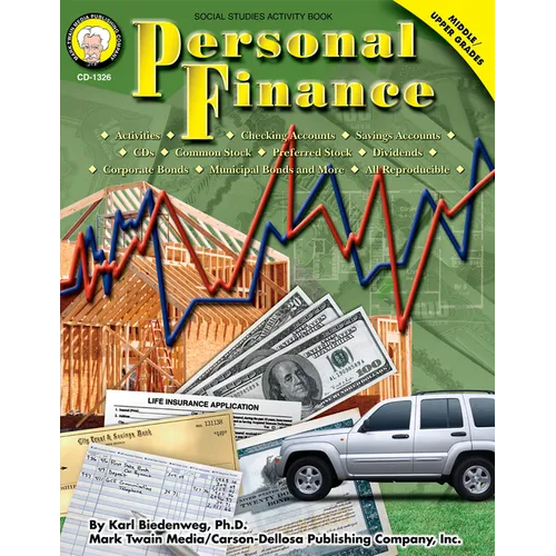 Personal Finance, Grades 5 - 8 - Paperback