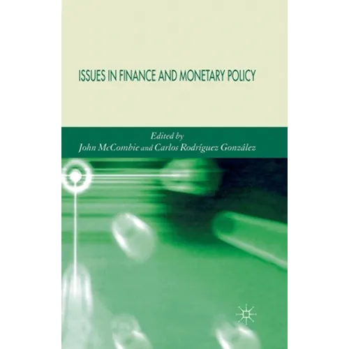 Issues in Finance and Monetary Policy - Paperback