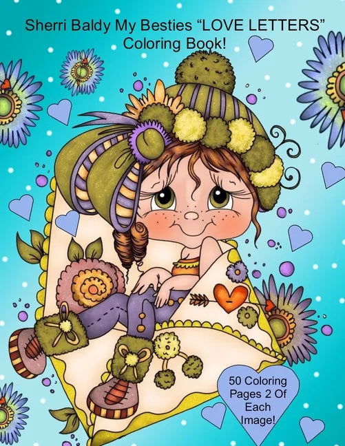 Sherri Baldy My Besties Love Letters Coloring Book - Paperback