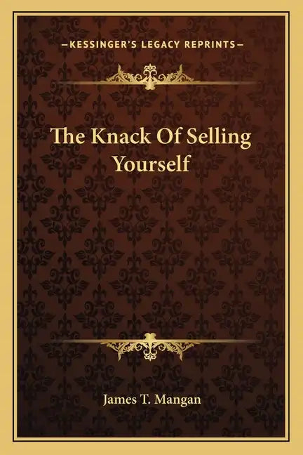 The Knack of Selling Yourself - Paperback