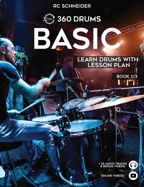 BASIC - Learn Drums with Lesson Plan - Paperback
