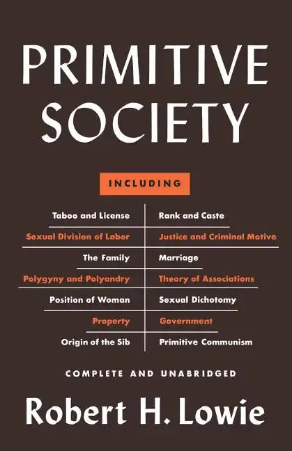 Primitive Society - Paperback