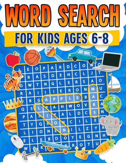 Word Search for Kids Ages 6-8 100 Fun Word Search Puzzles Kids Activity Book Large Print Paperback - Paperback