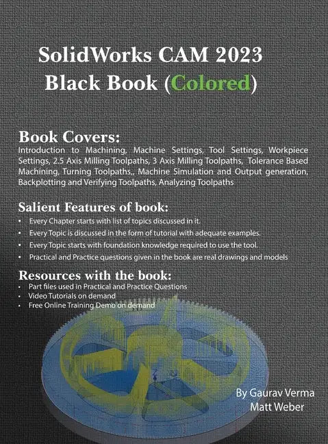 SolidWorks CAM 2023 Black Book - Hardcover